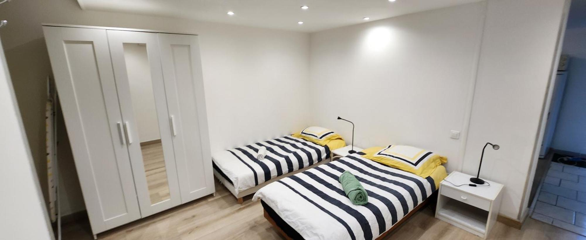 Studio, Mons Sart, Proche Lille Et Metro Extérieur photo